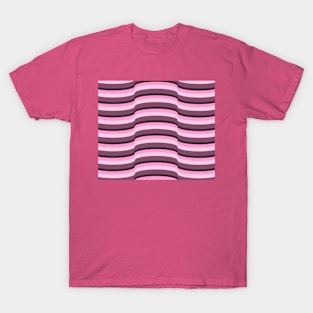 Op Art Blush Pink T-Shirt